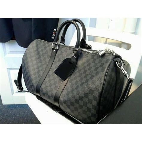 black louis vuitton checkered bag